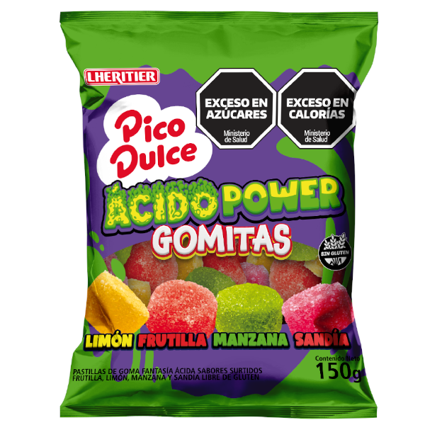 GOMITAS ACIDO POWER X150